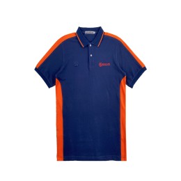 Manufacture Royal Blue Short Sleeve Polo Shirt Order Shirt Side Contrast Color 3 Button Design Horizontal Button Button Men's Polo Shirt Supplier P1483 Manufacture Royal Blue Short Sleeve Polo Shirt Order Shirt Side Contrast Color 3 Button Design Horizontal Button Button Men's Polo Shirt Supplier P1483